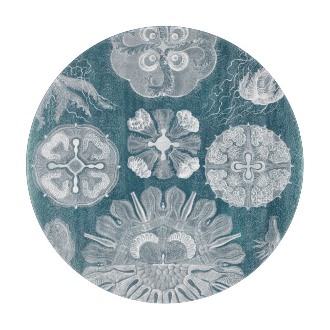 Meereswelt Blueprint IV Schneidebrett (Vorderseite)