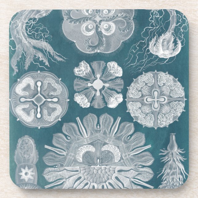 Meereswelt Blueprint IV Untersetzer (Vorderseite)