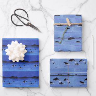 Meereswelt Geschenkpapier Set