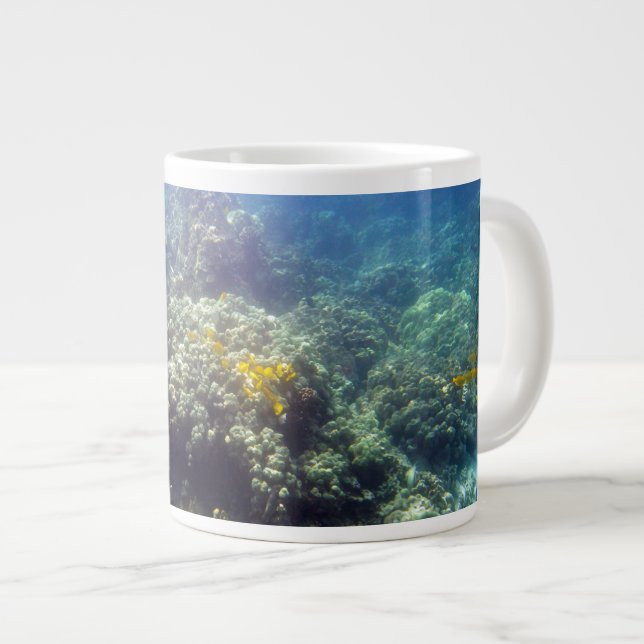 Meereswelt Jumbo-Kaffee-Tasse Jumbo-Tasse (Vorderseite Rechts)