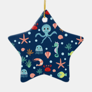 Meereswelt Keramik Ornament