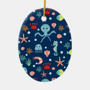 Meereswelt Keramik Ornament