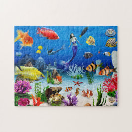 Meerfisch Meerjungfrau Ariel Meerjungfrau-Puzzle