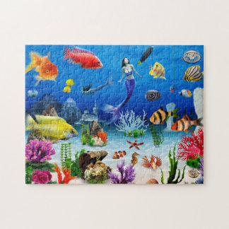 Meerfisch Meerjungfrau Ariel Meerjungfrau-Puzzle