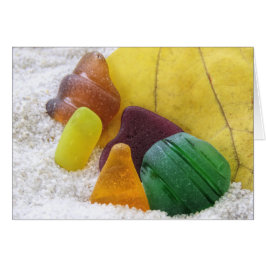 Meerglas in Herbstfarben