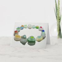 Meerglas, Strandglas, seltene Farben, Blanko