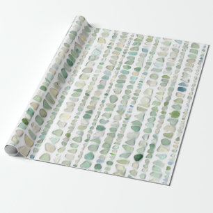 Meerglasstreifen Geschenkpapier