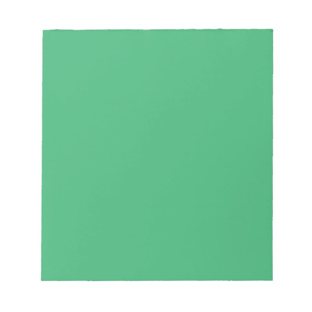 Meergrün Notizblock (Vorderseite)