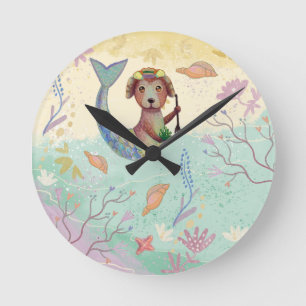 Meerhahn Runde Wanduhr
