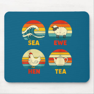 Meerhenne Zitat Sonnenuntergang Mutterschaf Tee La Mousepad