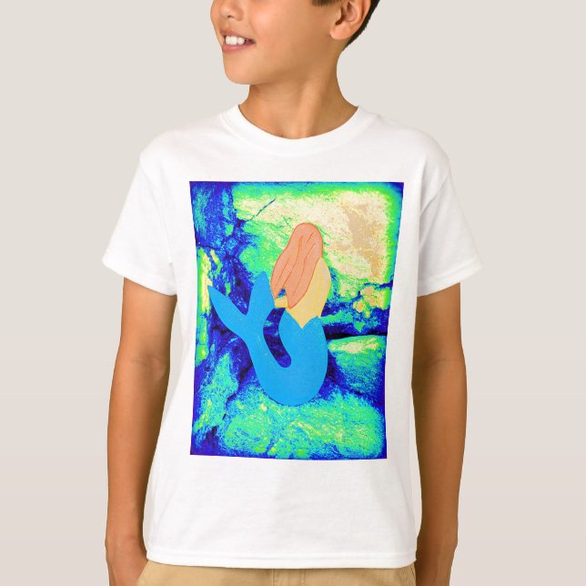 Meerjungdesign T-Shirt (Vorderseite)
