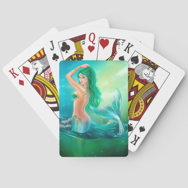 Meerjungfantasie Spielkarten (Rückseite)
