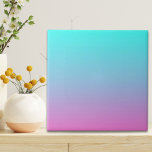 Meerjungfarben Farbverlauf lila rosa Aqua ombre Fliese<br><div class="desc">Meerjungfarben Farbverlauf lila rosa Aqua ombre Zuhause Zubehör. Accessoires in den Farben</div>