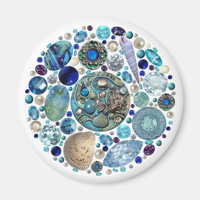 Meerjungfrau 1 magnet (Vorne)