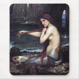 Meerjungfrau am Strand Mousepad
