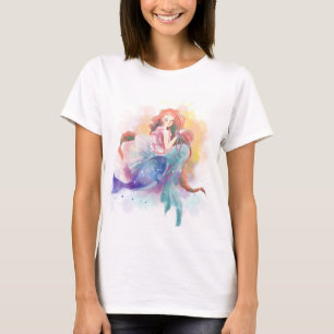 Meerjungfrau-   Aquarell T-Shirt