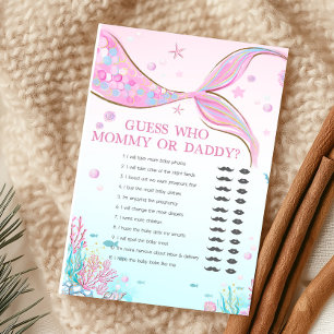 Meerjungfrau-Baby-Shower-Ratespiel: Wer ist Mami o