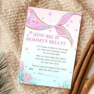 Meerjungfrau-Baby-Shower Wie groß ist Mamas Bauch