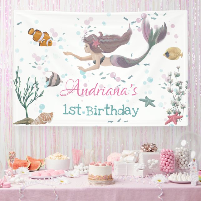 Meerjungfrau Banner (Party)