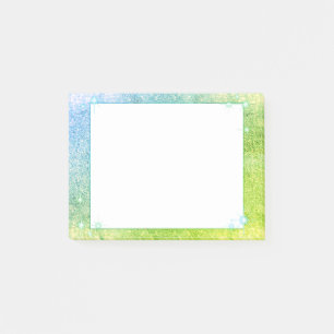 Meerjungfrau-blaues Post-it Klebezettel
