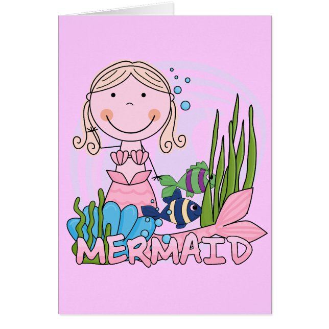 Meerjungfrau - blonde T-Shirts und Geschenke (Vorne)