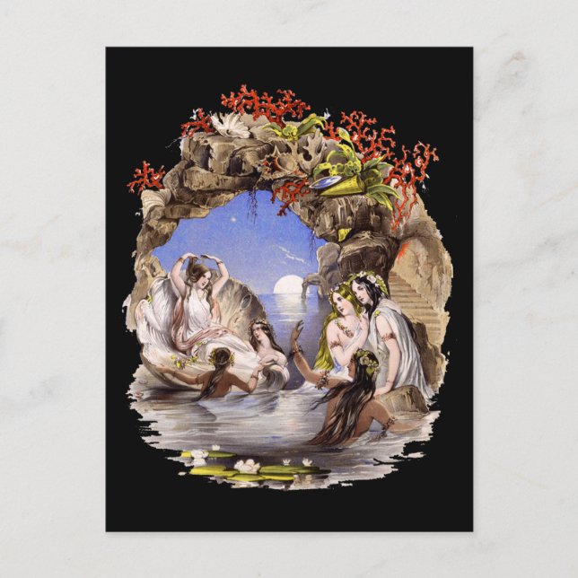 Meerjungfrau-Bucht-Postkarte Postkarte (Vorderseite)
