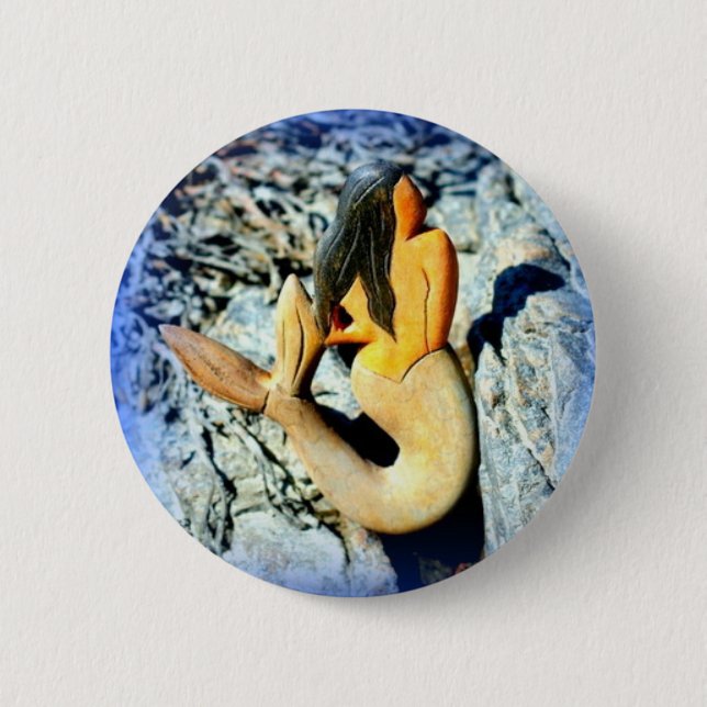 Meerjungfrau Button (Vorderseite)