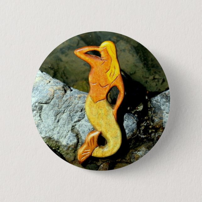 Meerjungfrau Button (Vorderseite)