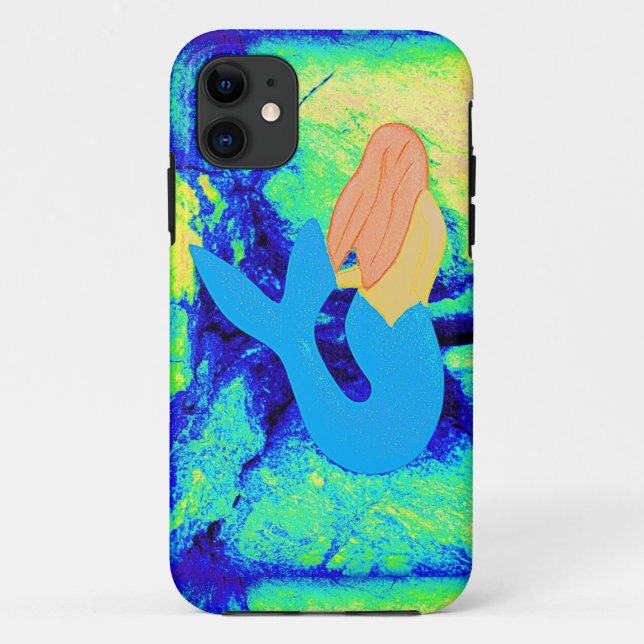 Meerjungfrau Case-Mate iPhone Hülle (Rückseite)