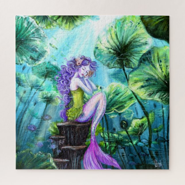 Meerjungfrau Fantasy Puzzle (Vertikal)