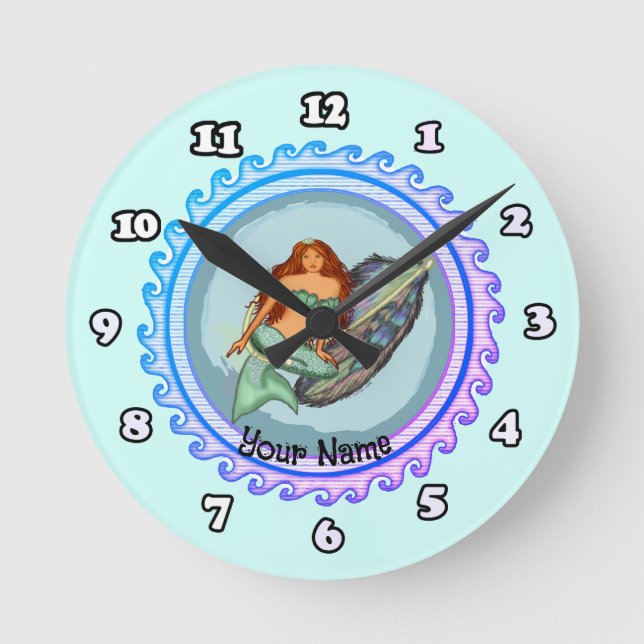 Meerjungfrau Fischköder Uhr (Vorderseite)