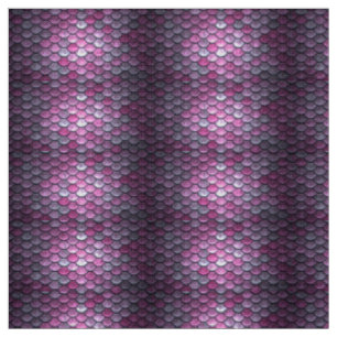 Meerjungfrau Fischskala Magenta Kostümkunst Stoff