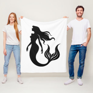 Meerjungfrau Fleece-Decke, 127x152 cm Fleecedecke