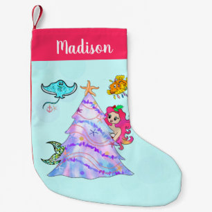 Meerjungfrau & Freunde schmücken den Weihnachtsbau Kleiner Weihnachtsstrumpf