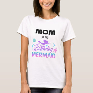 Meerjungfrau-Geburtstagsfeier Mama T-Shirt