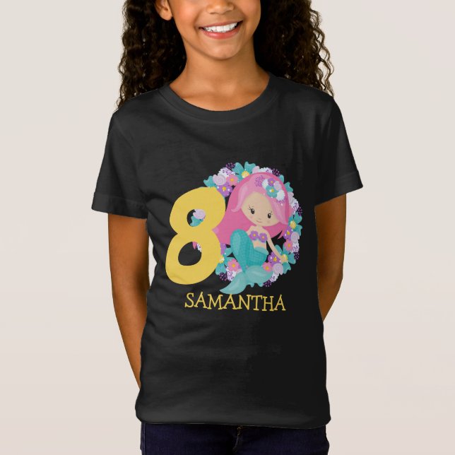 Meerjungfrau Gelb 8. T - Shirt (Vorderseite)