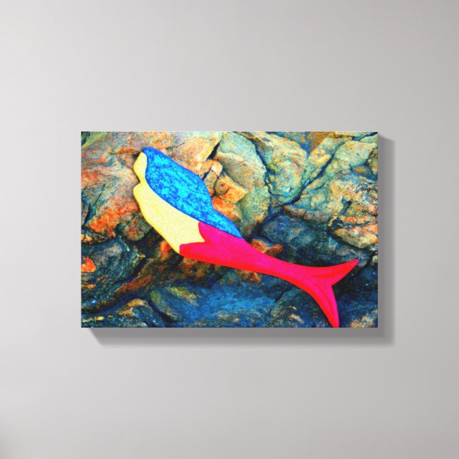 Meerjungfrau gepackte Leinwand (Vorderseite)