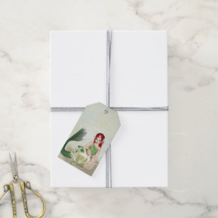 Meerjungfrau Geschenk Taks Packung von 10 Geschenkanhänger