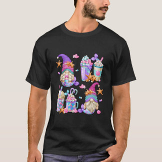 Meerjungfrau-Gnom für Sommerurlaub-Kaffee-Latte-Ta T-Shirt