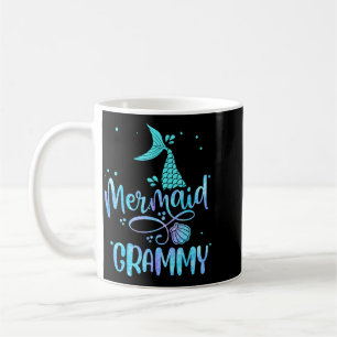 Meerjungfrau Grammy Lustige Frauen Familien-Matchi Kaffeetasse