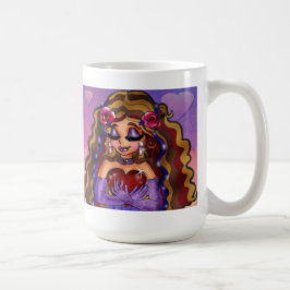 "Meerjungfrau-Herz-" Tasse