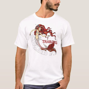 Meerjungfrau im Training (Redhead) T-Shirt