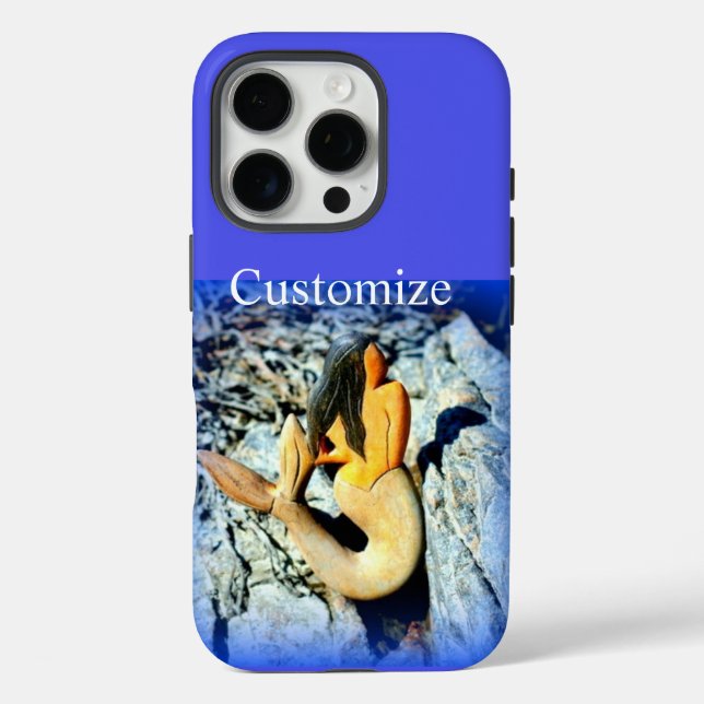 Meerjungfrau iPhone 16 Pro Hülle (Rückseite)