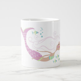 Meerjungfrau-Kaffee-Tasse Jumbo-Tasse