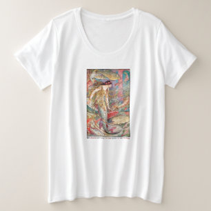 Meerjungfrau-Königin der Fische Große Größe T-Shirt