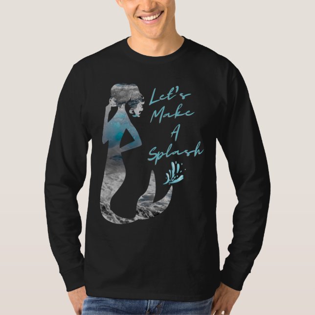 Meerjungfrau Lasst uns einen Schlag machen T-Shirt (Vorderseite)