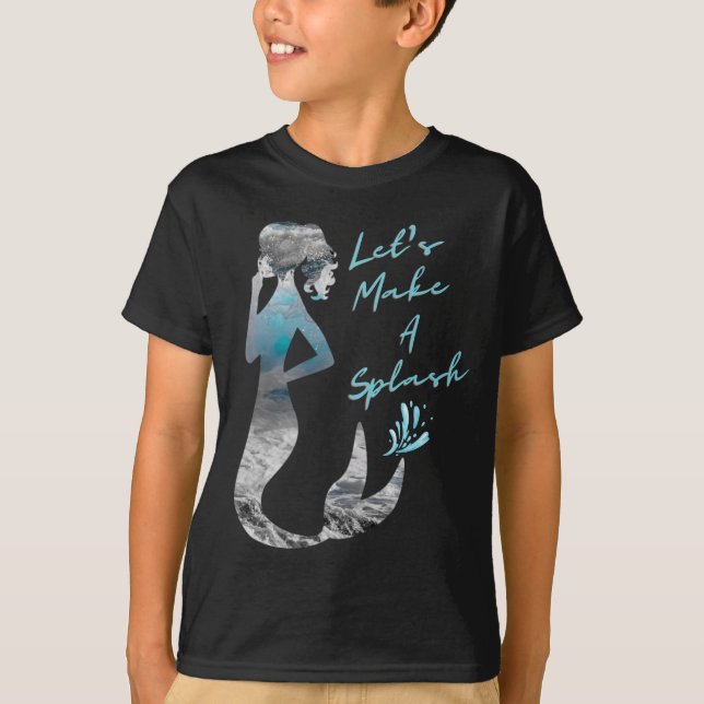 Meerjungfrau Lasst uns einen Schlag machen T-Shirt (Vorderseite)
