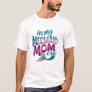 Meerjungfrau Mädchen Mama Muttertag T-Shirt