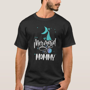 Meerjungfrau Mami Frauen Familie Passende Party Gr T-Shirt