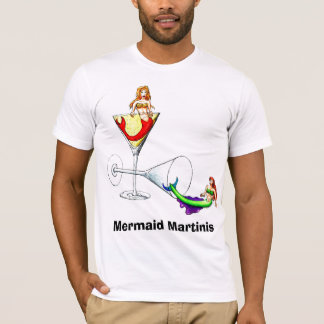 Meerjungfrau-Martinis T-Shirt